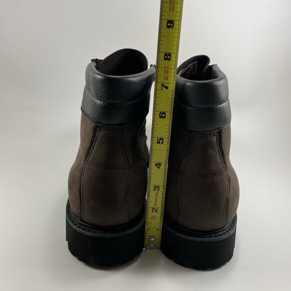 Red Wing Comp Toe Work Boots Mens Size 13 Brown Suede Vibram Lugged Sole 209 - Picture 7 of 11